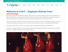 Tablet Screenshot of gmptrust.com